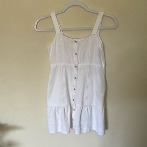 Levi’s white jeans dress
